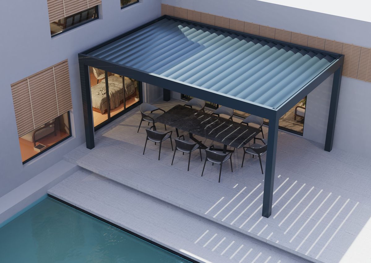 Outdoor Furniture Gazebo - Недорогая прямоугольная беседка из алюминиевого сплава