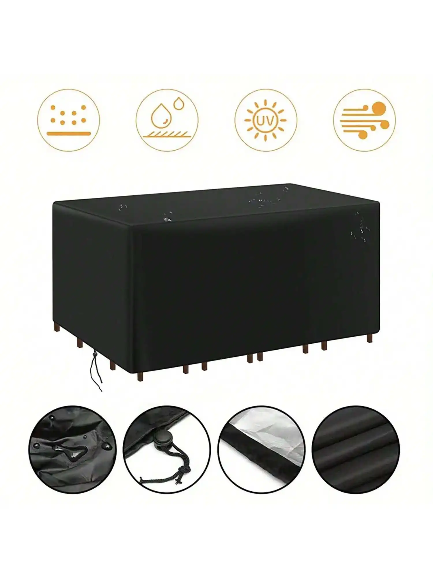 Outdoor Furniture Protector - Многоразмерная уличная патио, садовая мебель, водонепроницаемый