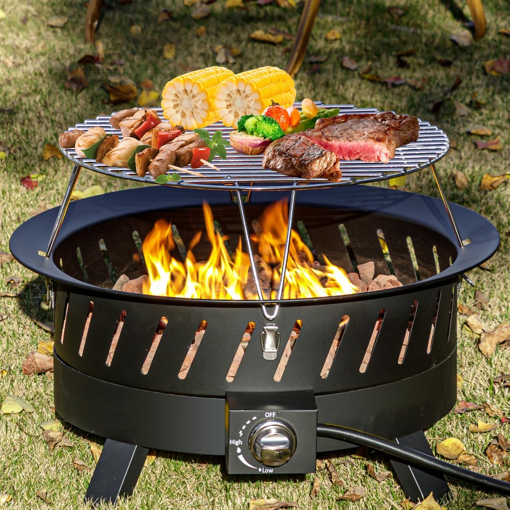 Fire Pit Bowl - 24-дюймовые портативные пропановые костровые чаши с