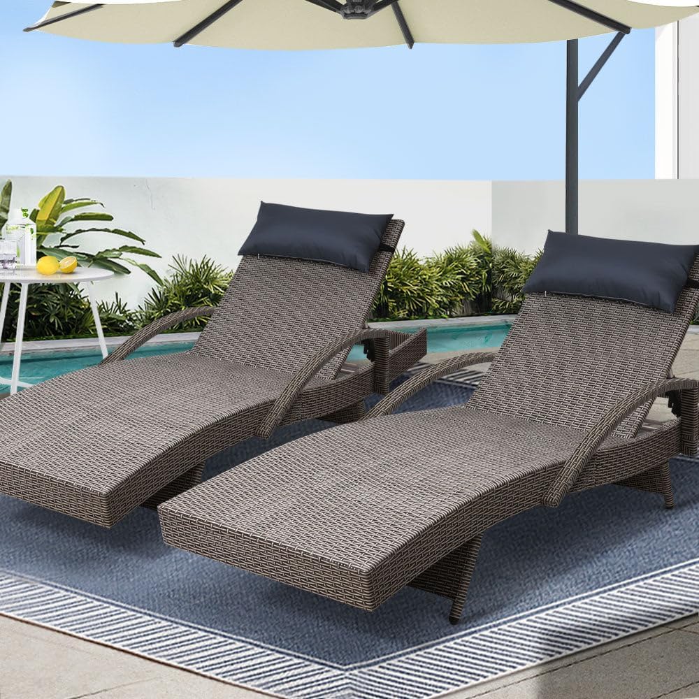 с 4-мя регулируемыми положения – обзор и цена Rattan Lounge Set