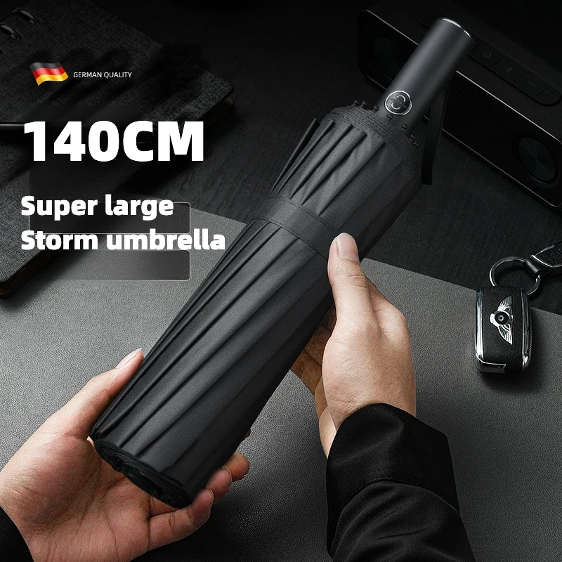 Super Large 140CM Automatic Fo – обзор и цена Parasol Umbrella Large