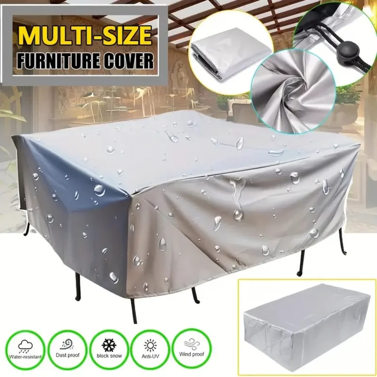 240 размеров чехлов для садово – обзор и цена Outdoor Furniture Fabric Waterproof