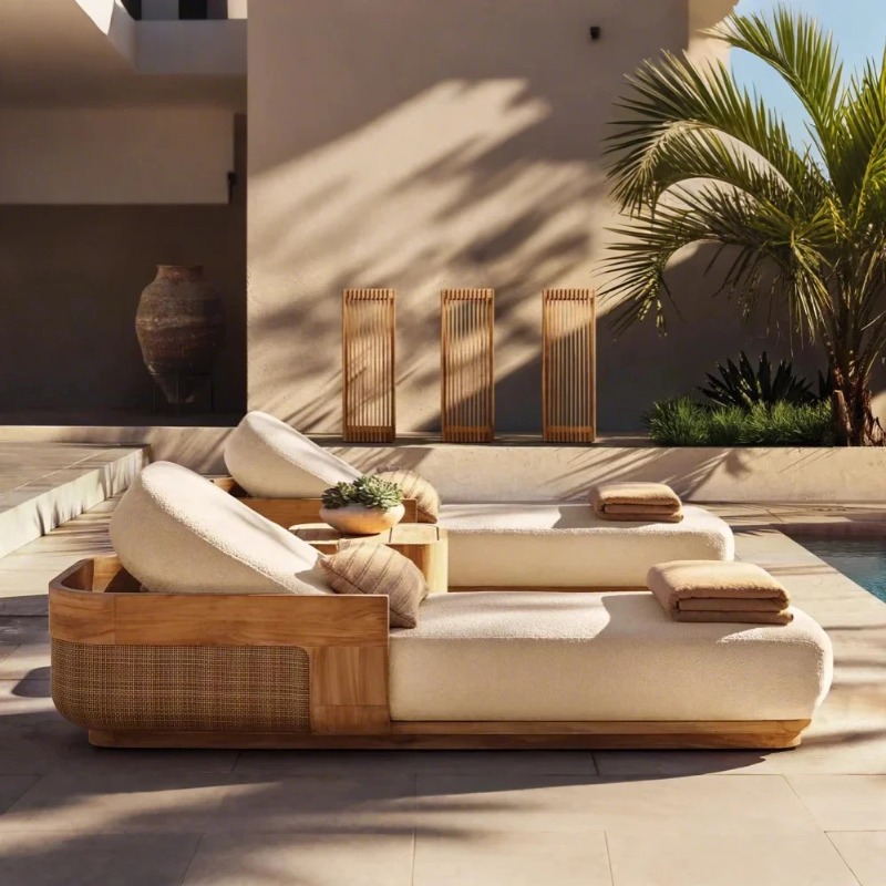 Комплект шезлонгов и кушеток S – обзор и цена Rattan Lounge Set