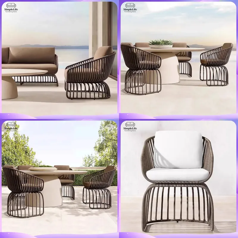 Уличный комплект мебели из рот – обзор и цена Rattan Lounge Set