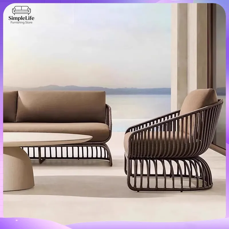 Уличный комплект мебели из рот – обзор и цена Rattan Lounge Set
