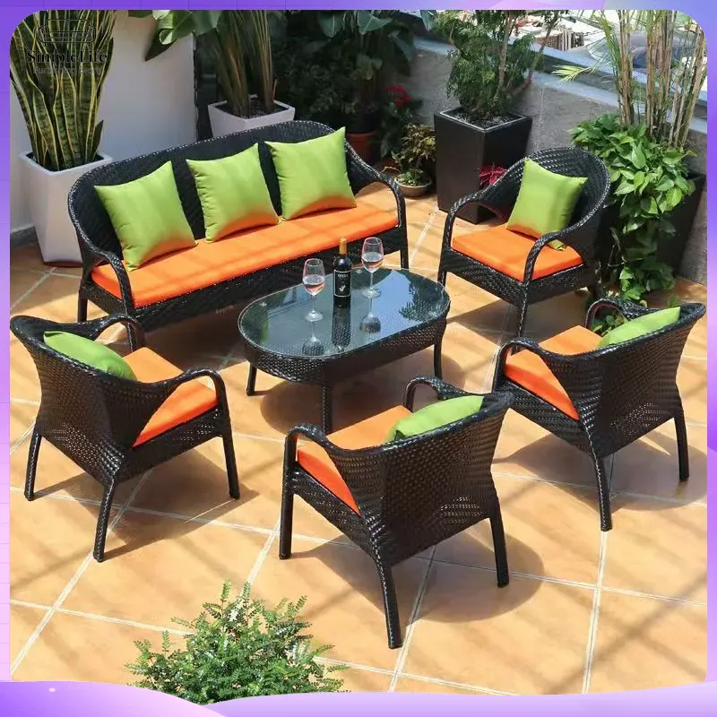 Уличный комплект плетеной мебе – обзор и цена Rattan Lounge Set