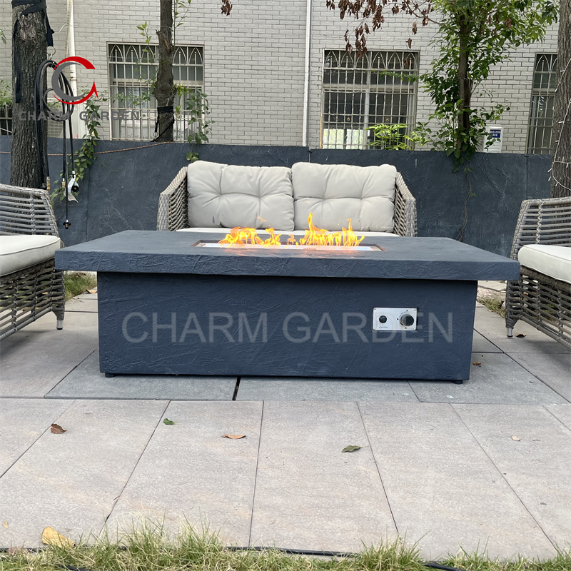 Настольный газовый очаг для па – обзор и цена Outdoor Furniture With Fire Pit Table