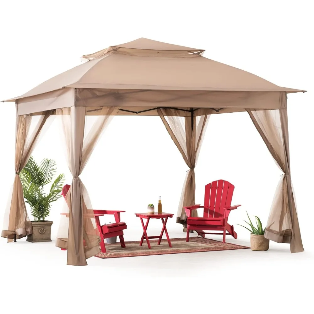 Современный быстросборный шате – обзор и цена Outdoor Furniture Gazebo