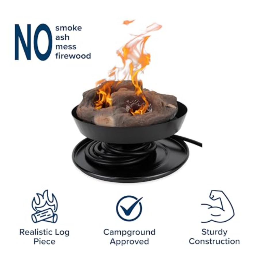 Портативный уличный пропановый – обзор и цена Fire Pit Bowl