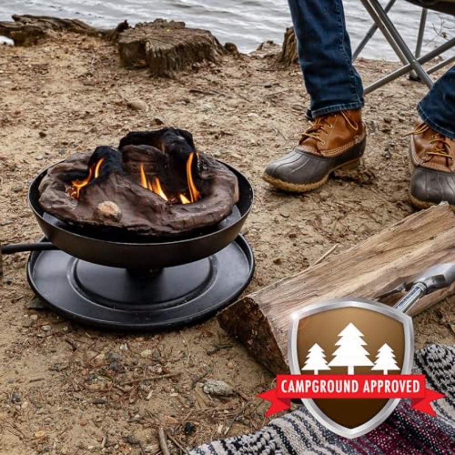 Портативный уличный пропановый – обзор и цена Fire Pit Bowl