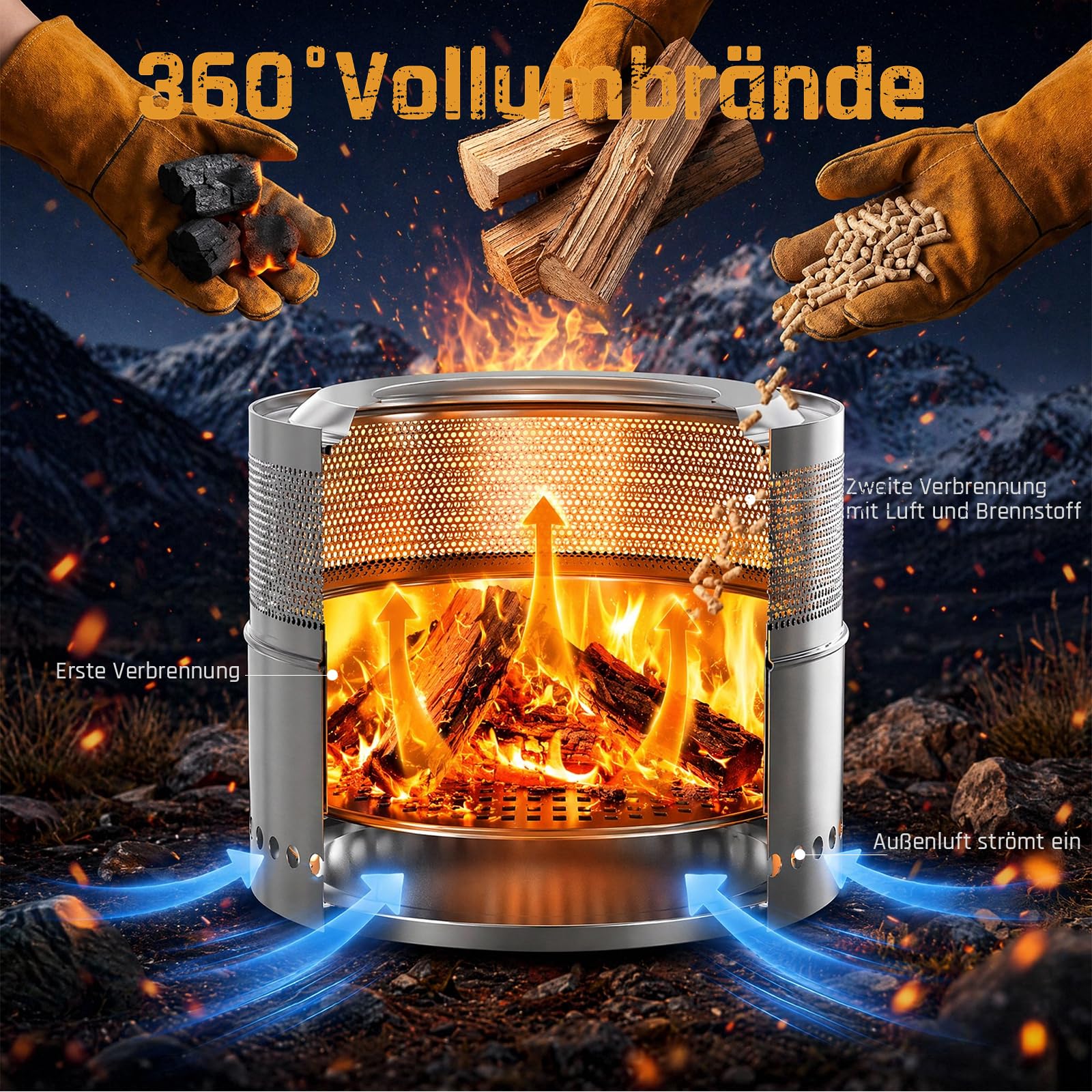 Огнище из нержавеющей стали 50 – обзор и цена Fire Pit Bowl