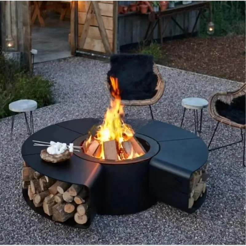 Запатентованный уличный стол-о – обзор и цена Outdoor Furniture With Fire Pit Table