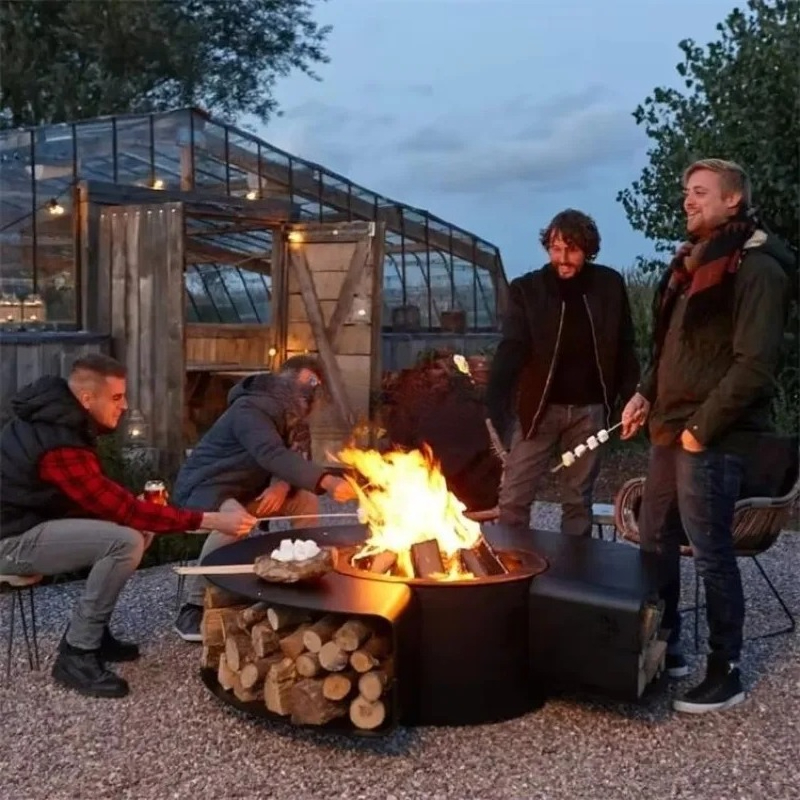 Запатентованный уличный стол-о – обзор и цена Outdoor Furniture With Fire Pit Table