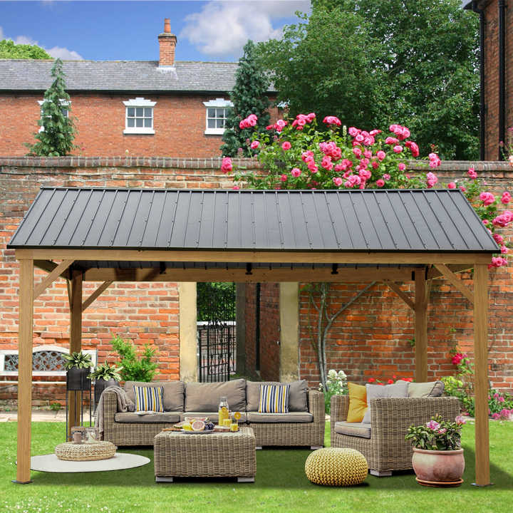 Уличная беседка с алюминиевым  – обзор и цена Outdoor Furniture Gazebo
