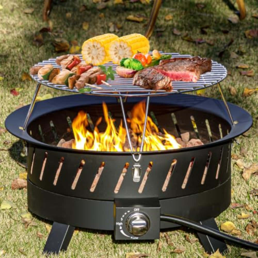 24-дюймовые портативные пропан – обзор и цена Fire Pit Bowl